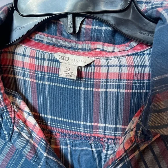 ❤️Cato pull over plaid shirt, size, XL - Picture 2 of 6